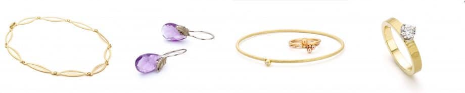 Gift guide handgemaakte sieraden voor het Klassieke en kalme type. Oogst goudsmid Amsterdam.