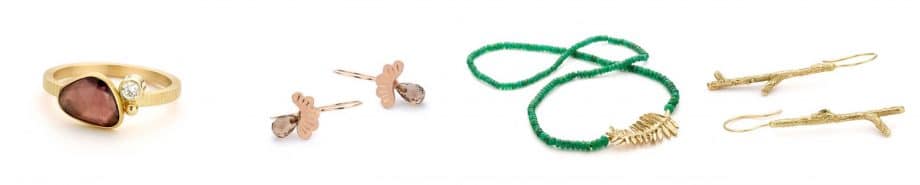 Gift guide handgemaakte sieraden voor het Spontane en Creatieve type. Oogst goudsmid Amsterdam.
